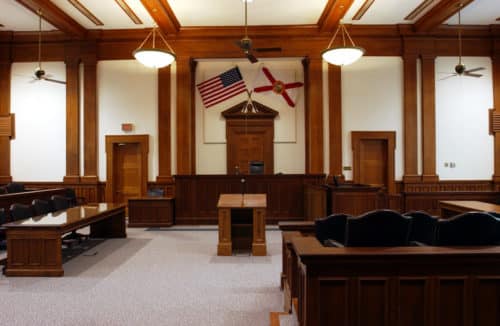 Divorce courtroom