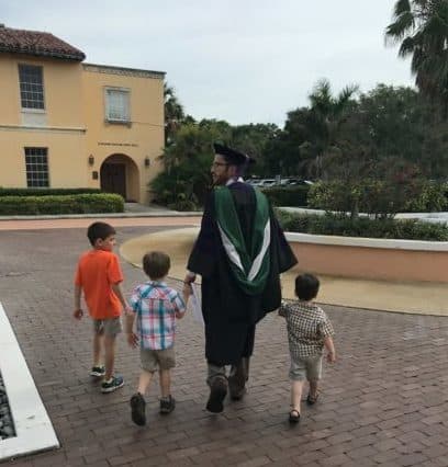 Roland Boyd graduation from law school